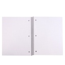 Black 4 x 4 Graph Ruled 1-Subject Notebook