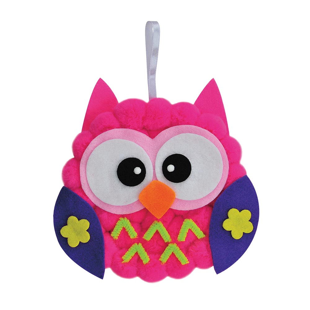 Pom Pon Plate Owl Activity Kit 