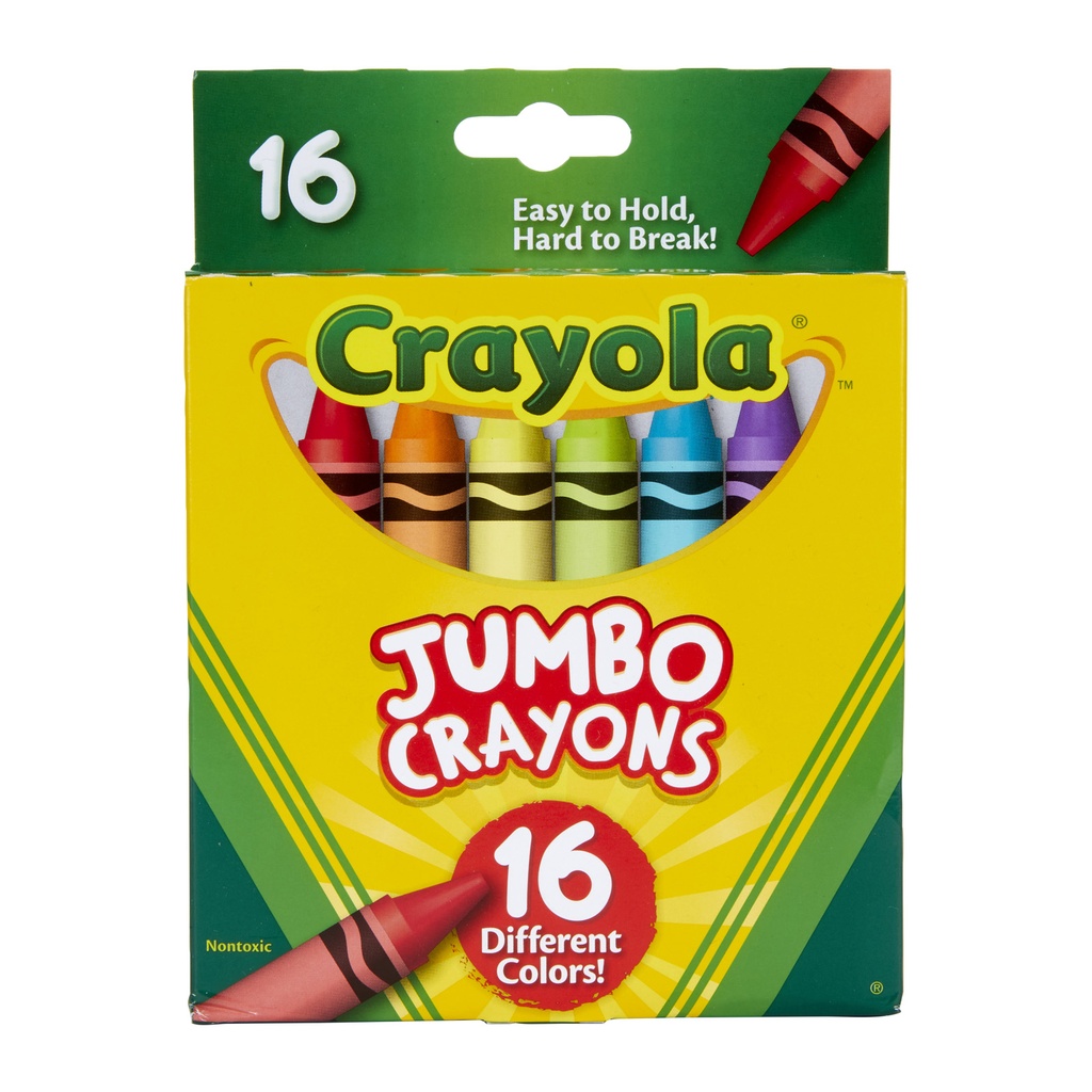 Jumbo Crayons 16 Colors