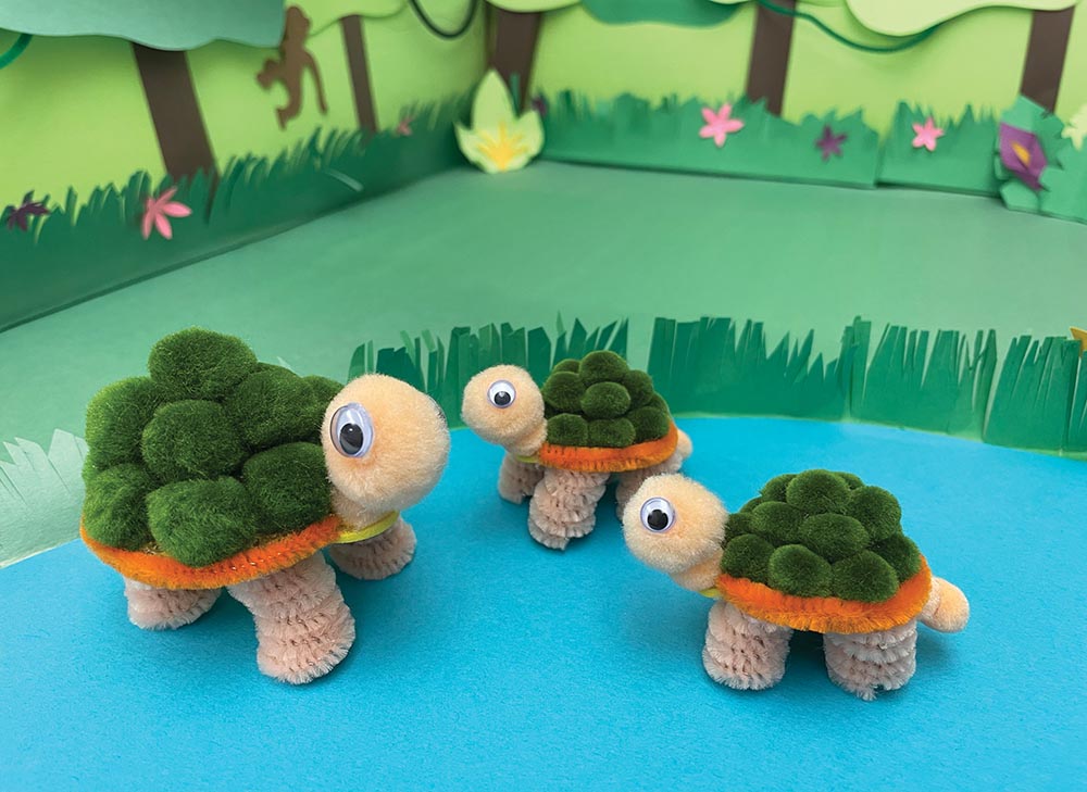 Pom Pon Turtles 3ct Activity Kit 