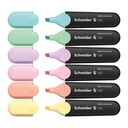 Assorted Chisel Tip Job Pastel Highlighters 6 Colors