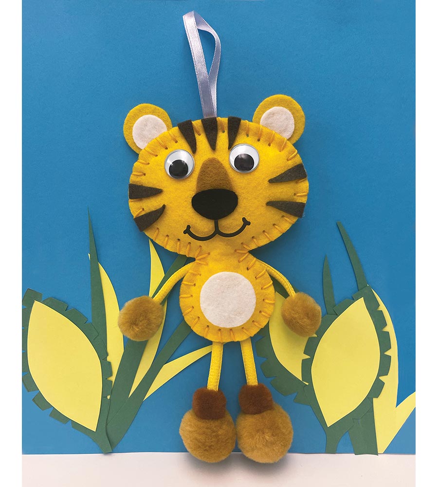 Tiger Felt Sewing Activity Kit  