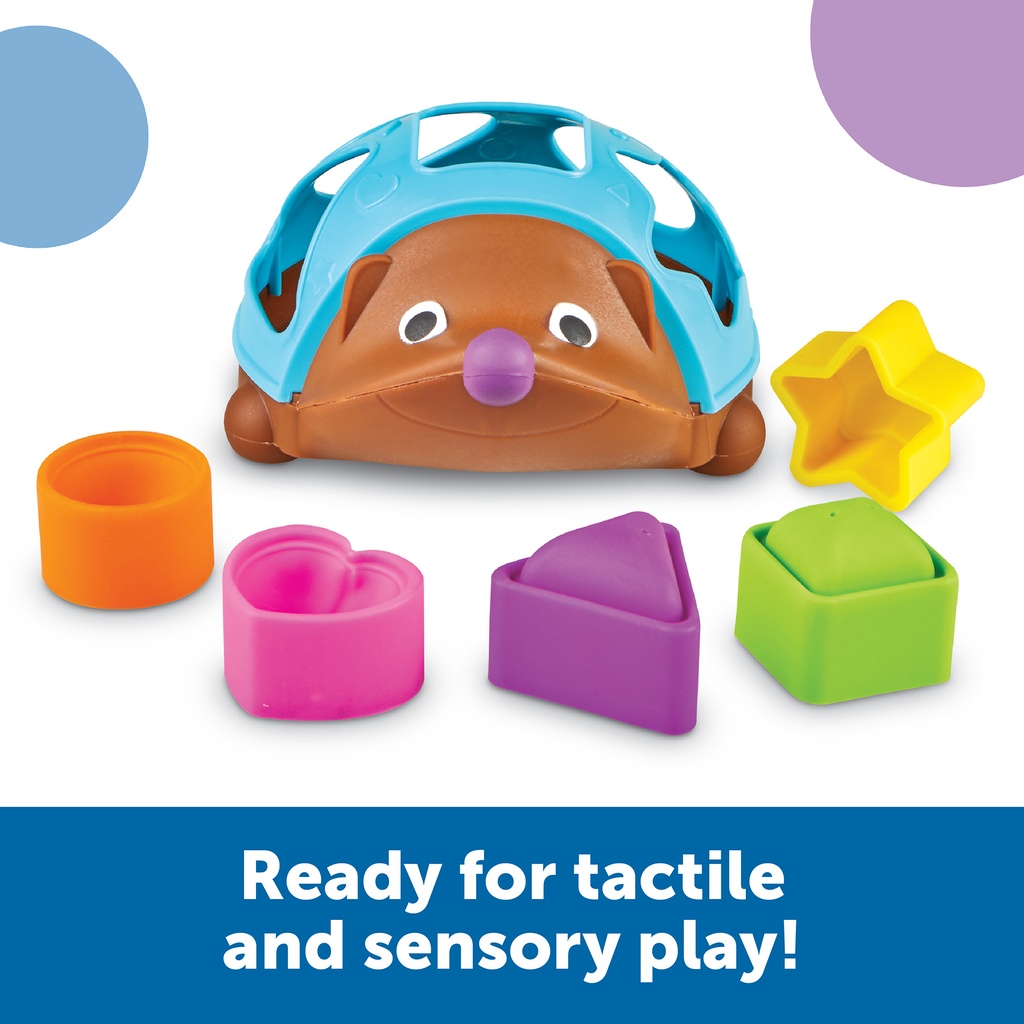 Spike the Fine Motor Hedgehog Poppin' Shapes Sorter