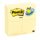 Canary Yellow 3" x 3" Notes Value Pack 24 Pads
