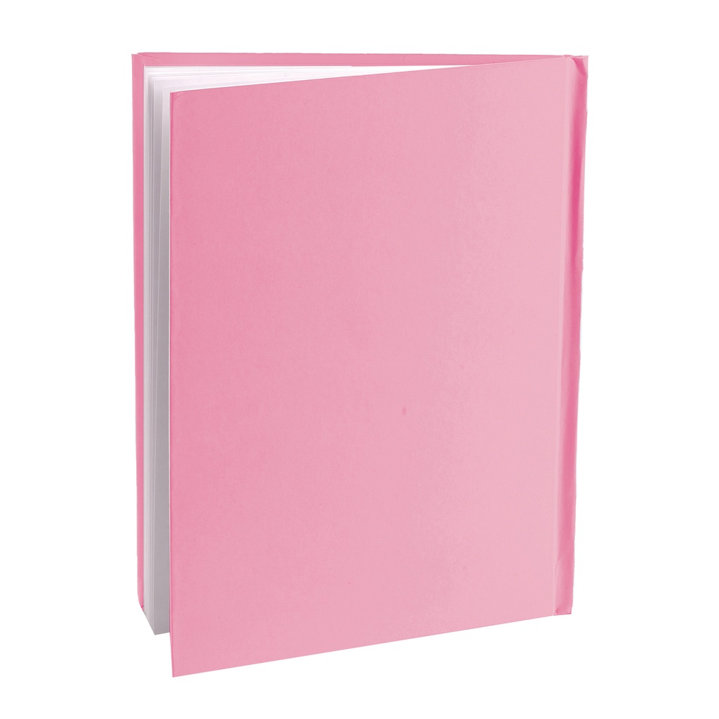 Pink Hardcover Blank Books 8" x 6" Portrait 12ct
