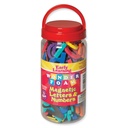 Assorted Magnetic Letters, Numbers & Symbols 130 Pieces