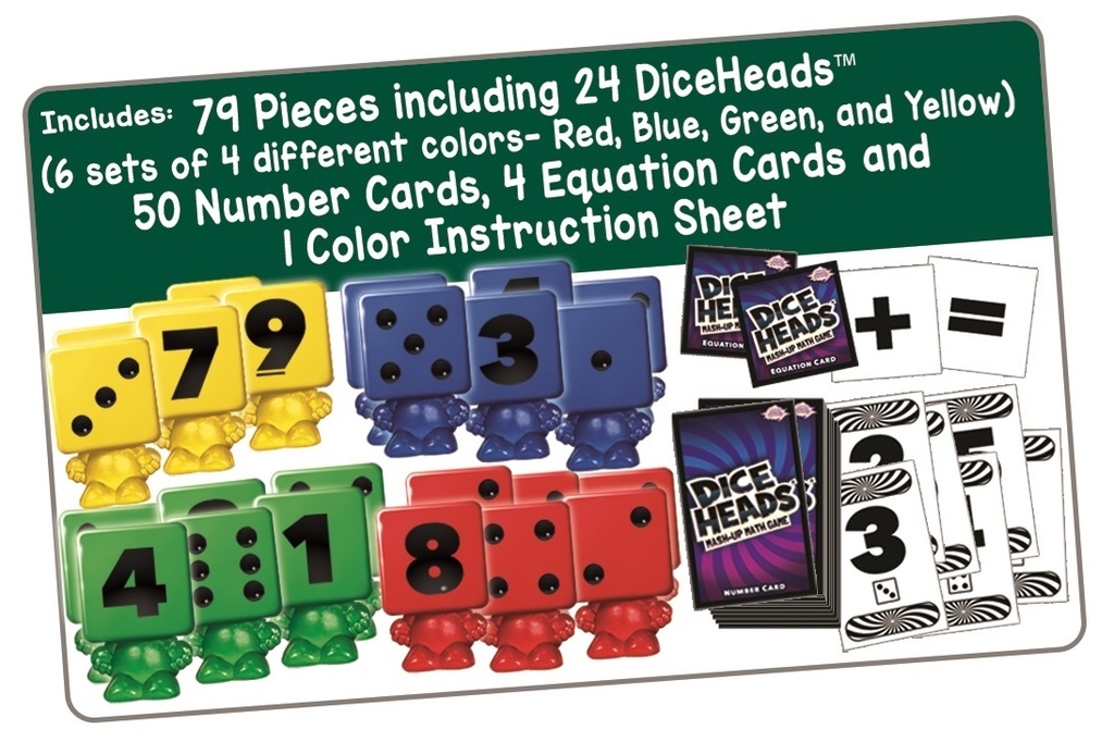 Mind Sparks Dice Heads Math Game