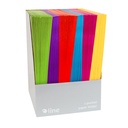 Assorted 2-Pocket Laminated Paper Portfolio with 3-Hole Punch