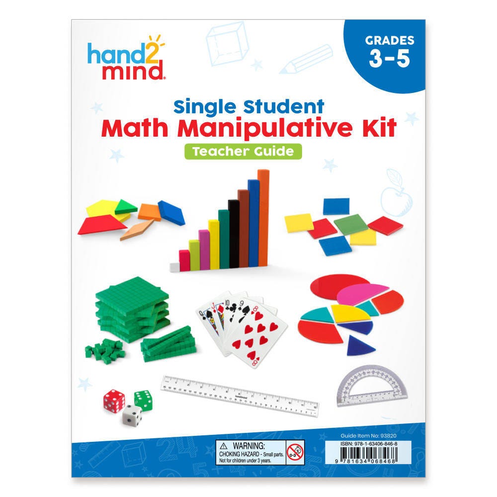Single Student Manipulative Kits Grades 3-5 Set of 4