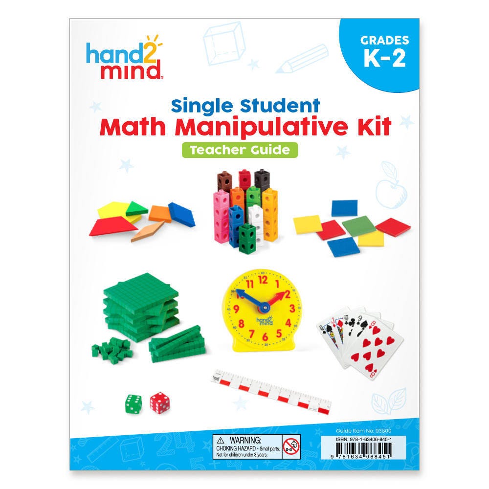 Single  Student Manipulative Kits Grades K-2 Set of 4