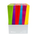 Assorted 2-Pocket Laminated Paper Portfolio with 3-Hole Punch