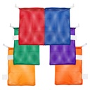 Assorted Color 12" x 18" Mesh Equipment Bags Pack of 6