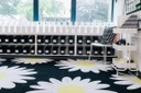 Schoolgirl Style Daisies 7'6&quot; X 12' Rectangle Carpet 
