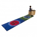 Sanitize Here Runner Rug 3ft x 12ft Runner