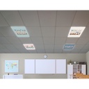 2' x 4' Be Positive Calming Covers Ceiling Light Filters Pack of 4