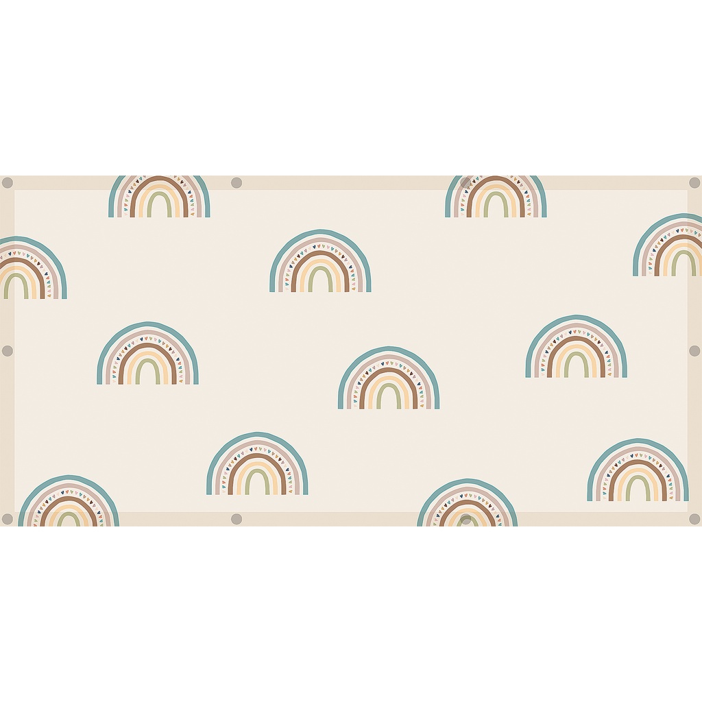 2' x 4' Modern Rainbow Calming Covers Ceiling Light Filters Pack of 4