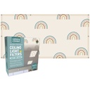 2' x 4' Modern Rainbow Calming Covers Ceiling Light Filters Pack of 4