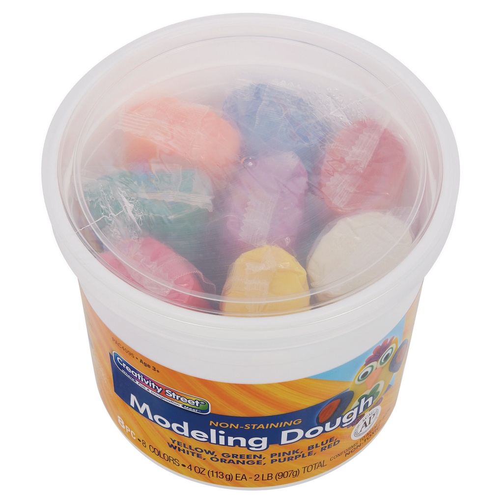 4 oz. Modeling Dough in 8 Assorted Colors