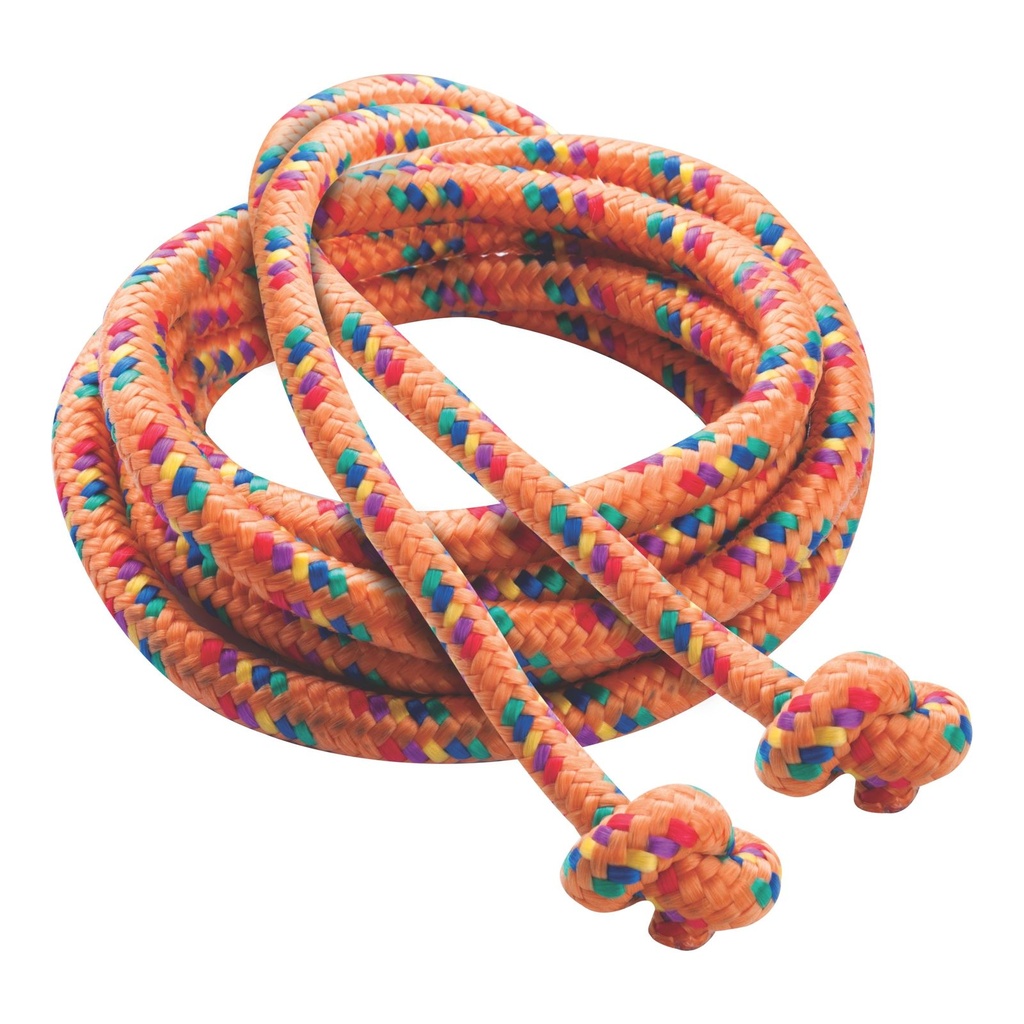 8' Assorted Colors Braided Nylon Jump Ropes Pack of 6