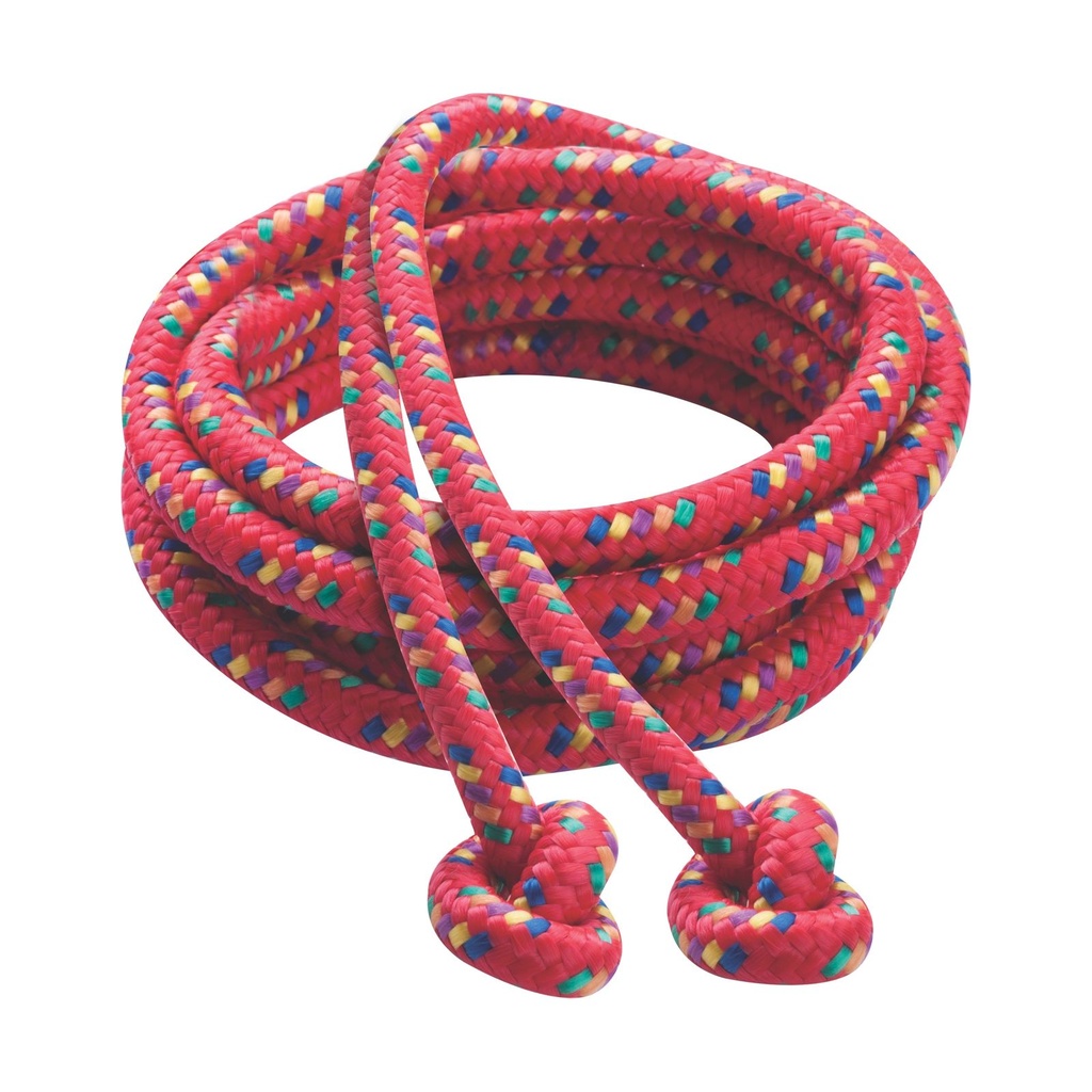 8' Assorted Colors Braided Nylon Jump Ropes Pack of 6