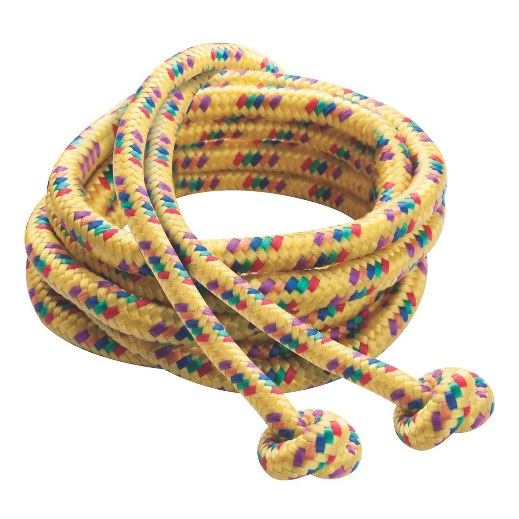 8' Assorted Colors Braided Nylon Jump Ropes Pack of 6