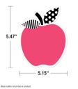 Black, White & Stylish Brights Apples Cut-Outs