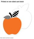 Black, White & Stylish Brights Apples Cut-Outs