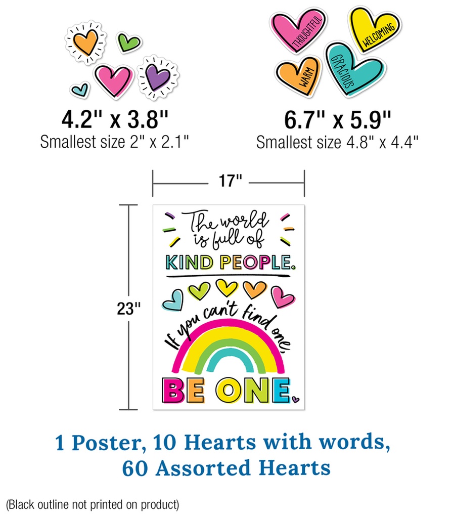 Kind Vibes Choose Kindness Bulletin Board Set