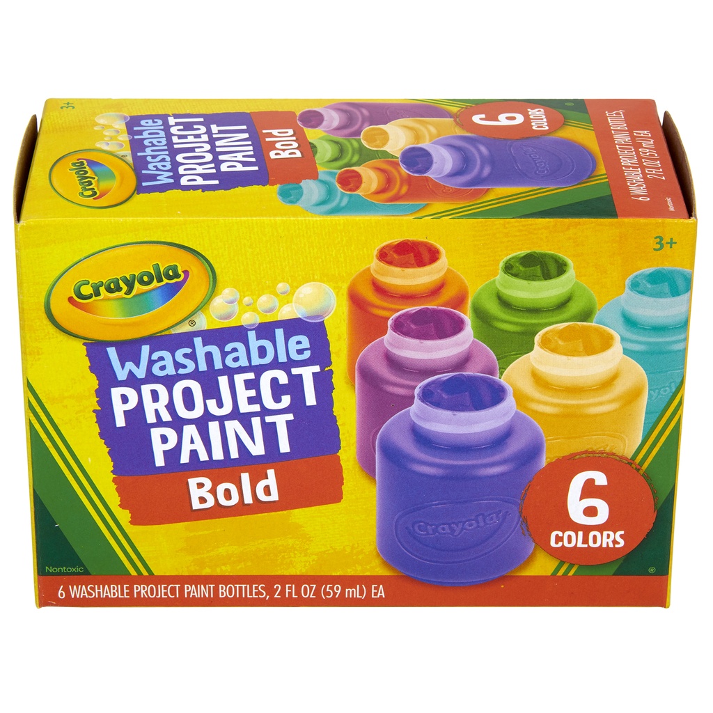 Bold Washable Project Paint 6 Colors