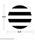 Black, White & Stylish Brights Designer Dots Cut-Outs