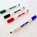 Chisel Tip Triangle Dry-Erase Markers 4 Assorted Colors