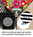 Black, White &amp; Stylish Brights Designer Dots Cut-Outs