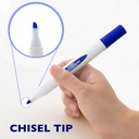 Chisel Tip Triangle Dry-Erase Markers 4 Assorted Colors