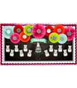 Black, White & Stylish Brights Designer Dots Cut-Outs