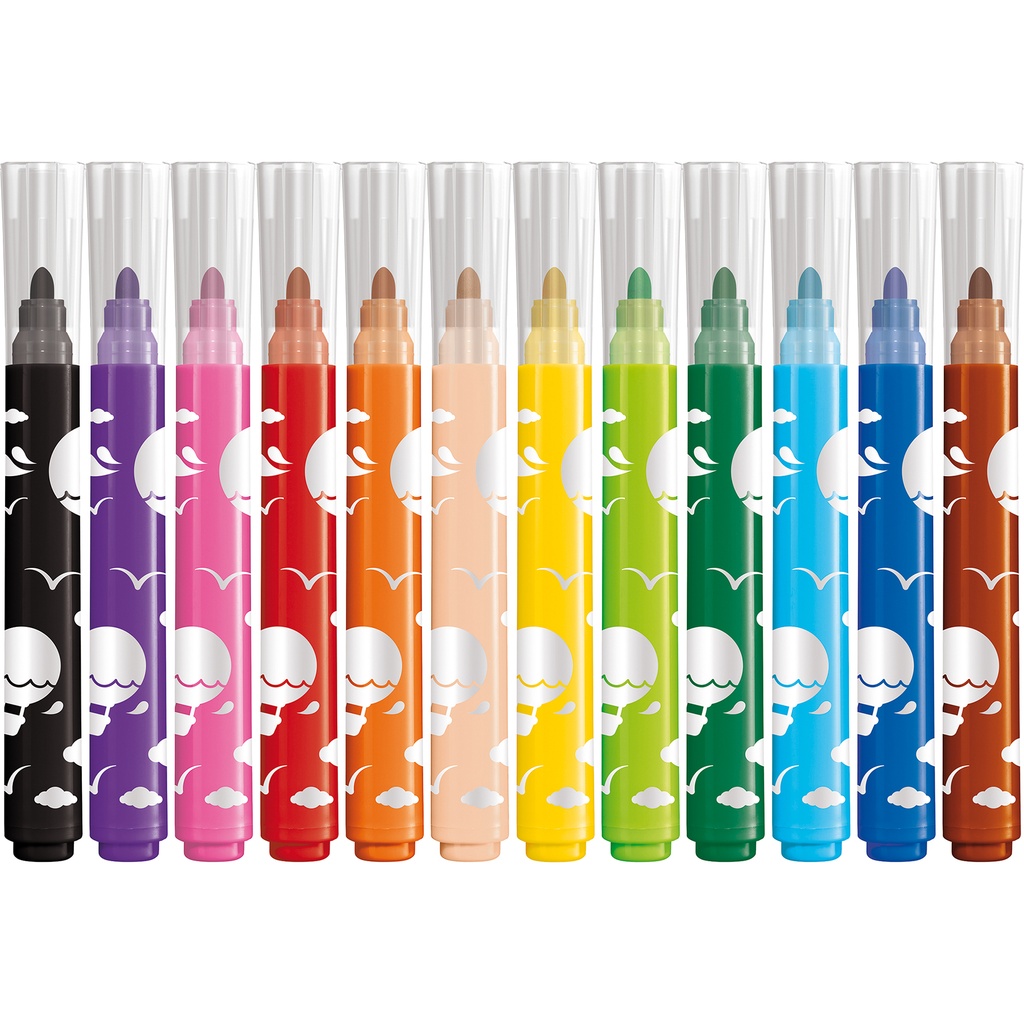 Color'Peps My First Safety Tip Ultrawashable Markers Pack of 12