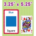 Colors and Shapes Flash Cards 54 Cards