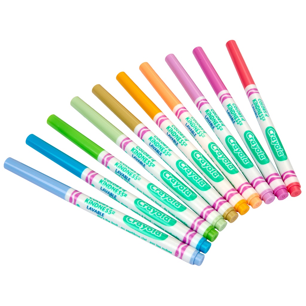 Colors of Kindness Fine Line Washable Markers 10 Count