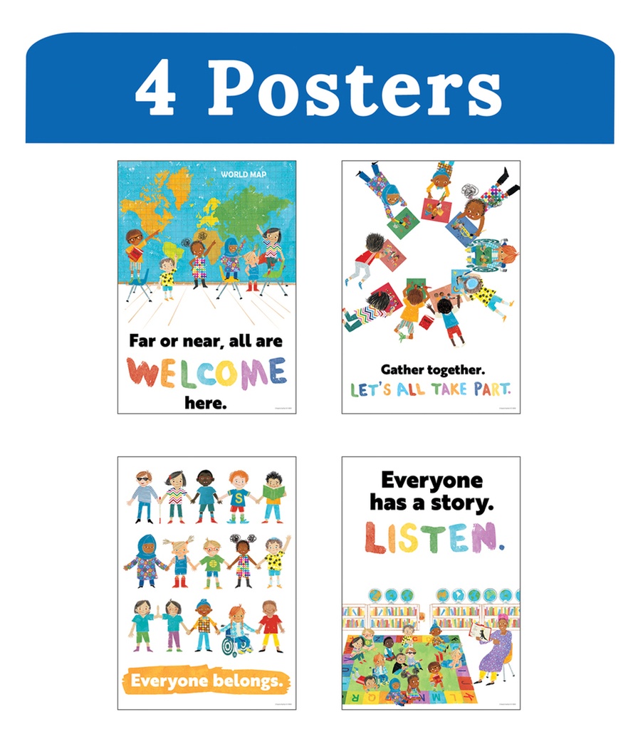 All Are Welcome Poster Set