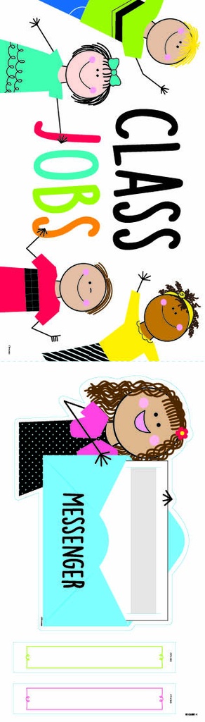 Class Jobs Mini Bulletin Board Set