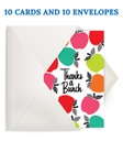 Black, White & Stylish Brights Note Cards