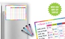 Colorful Magnetic Dry Erase Task Chart