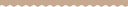 Light Brown Scalloped Border Trim
