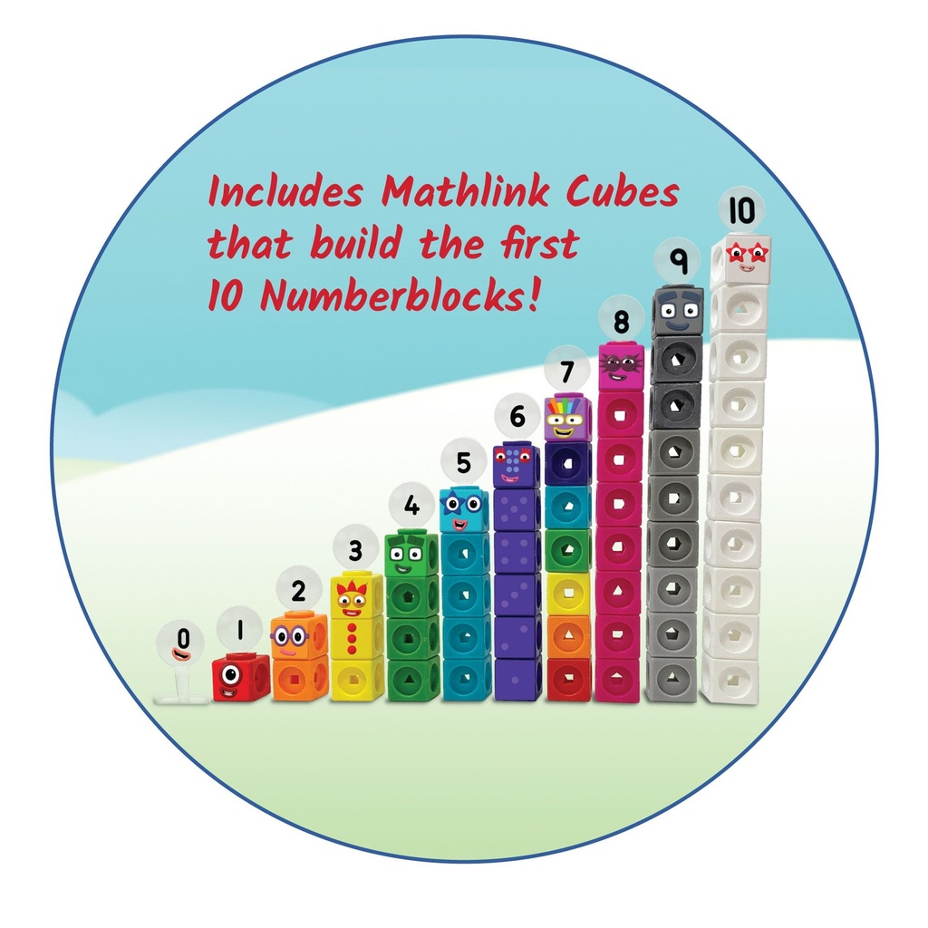 Numberblocks MathLink®  Cubes 1–10 Activity Set