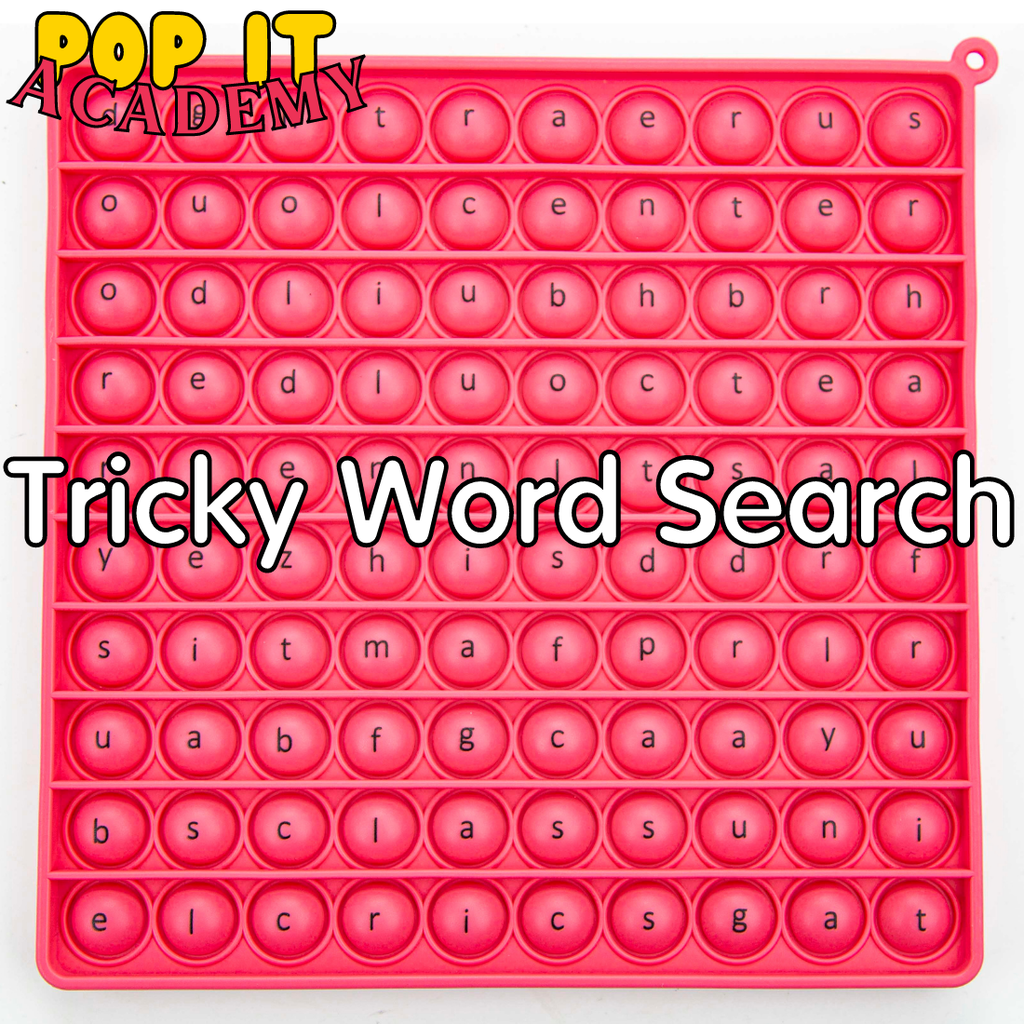 Tricky Word Search Pop It