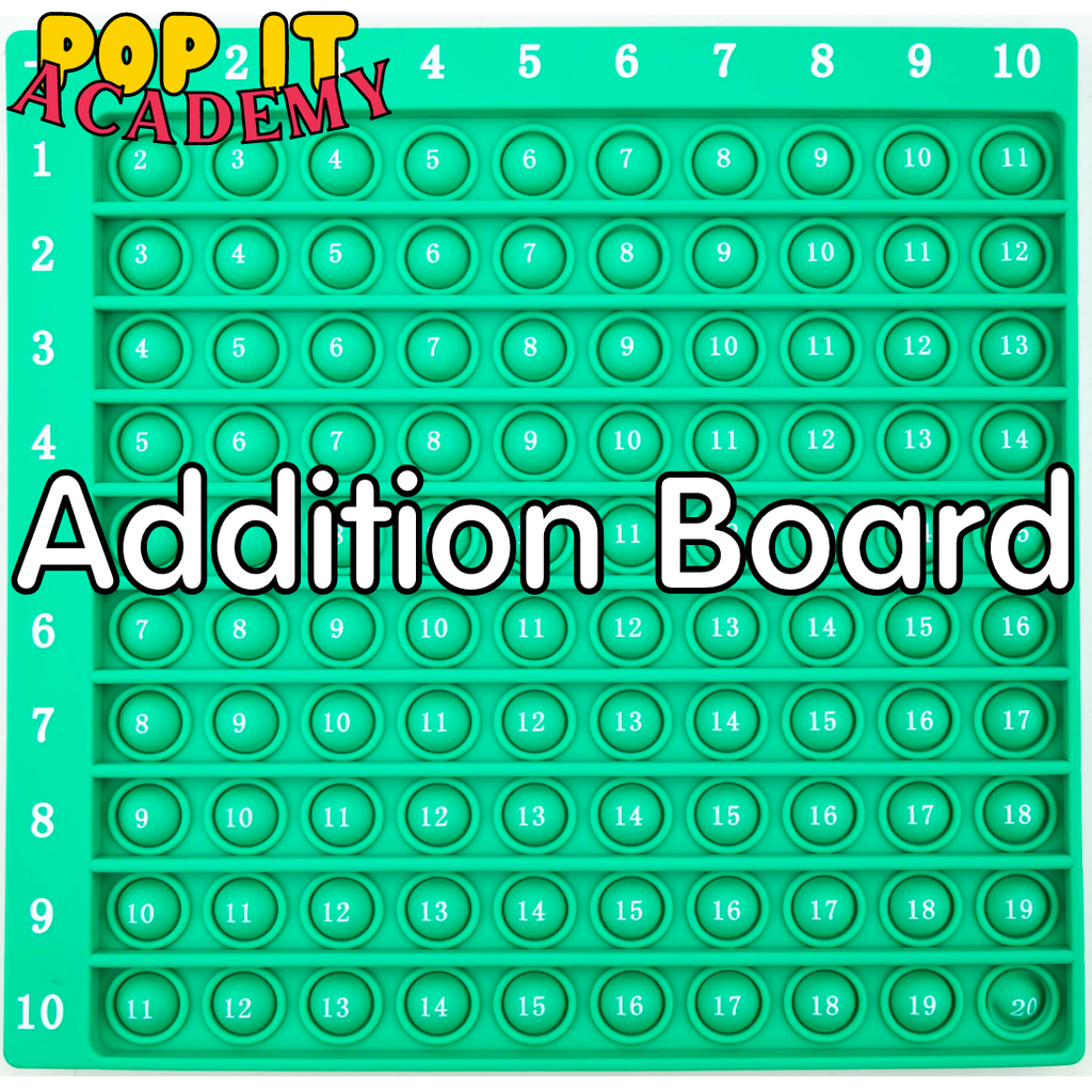 Addition Pop It Board