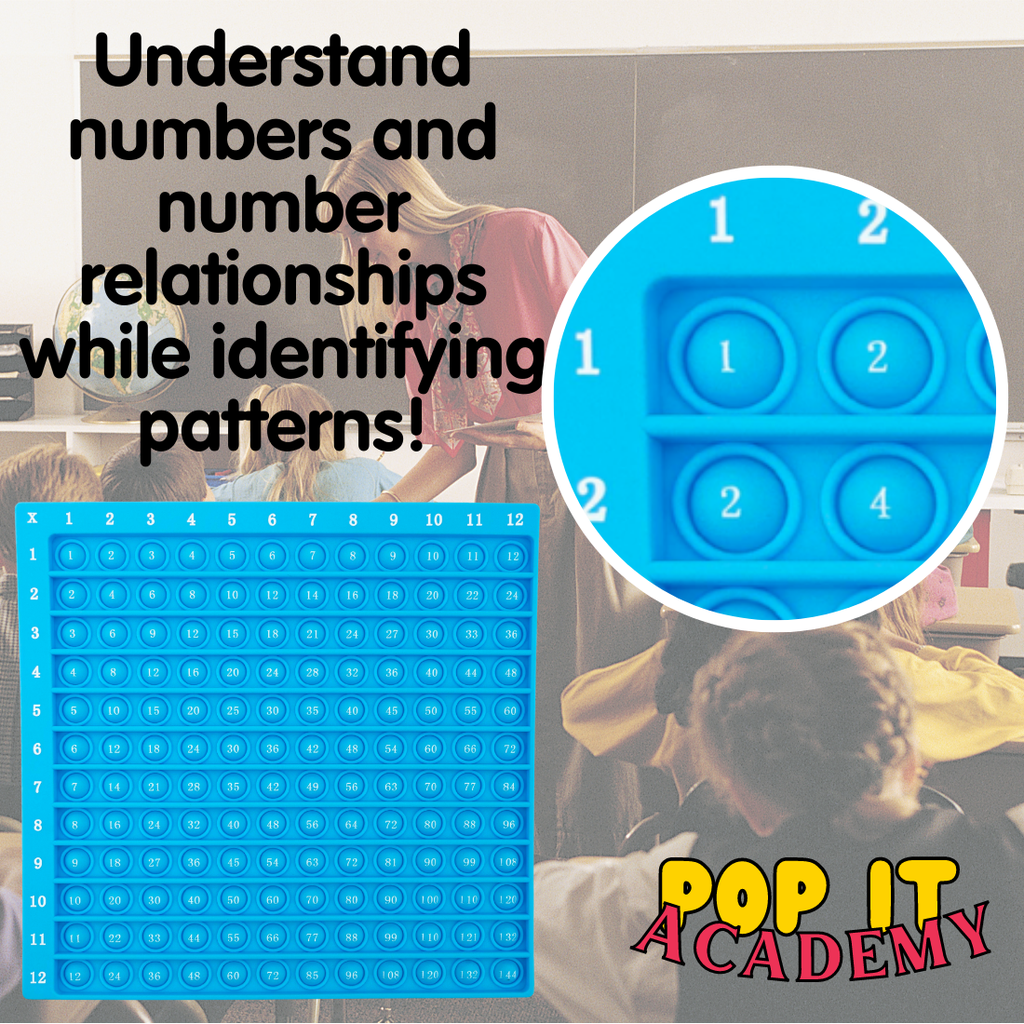 Times Table Pop It Board