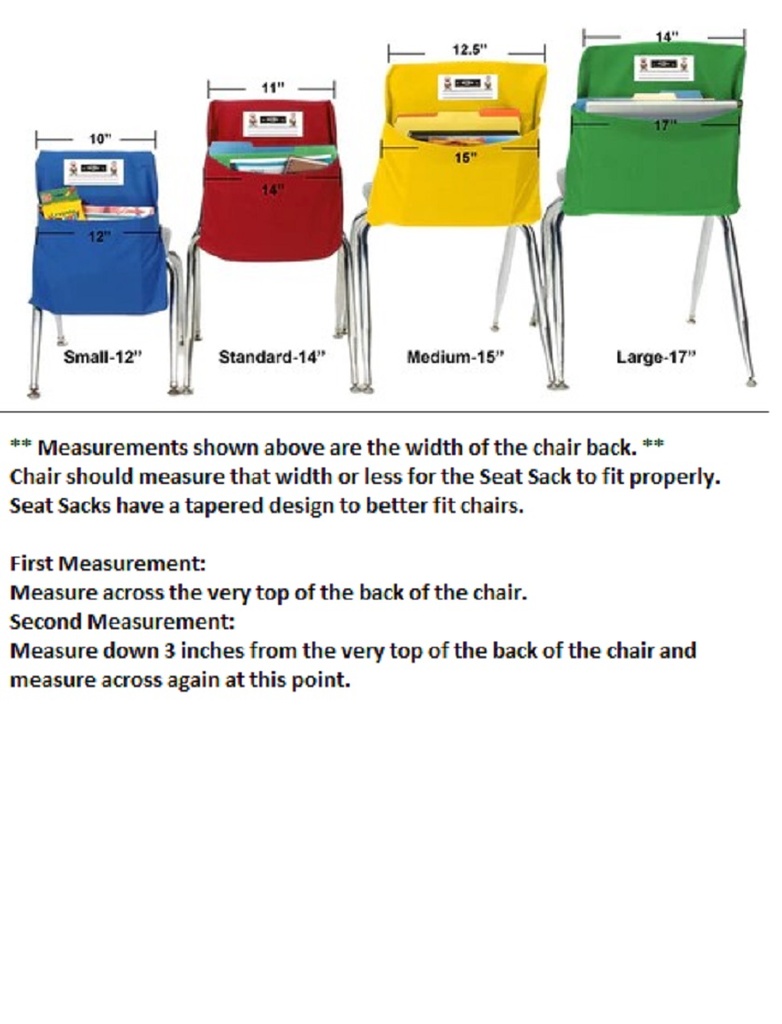 17" Red Original Seat Sack