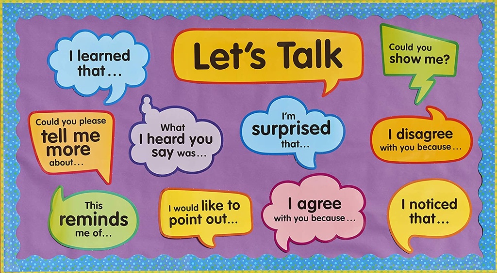 Conversation Starters Bulletin Board Set