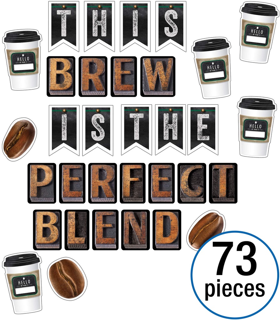 This Brew Is the Perfect Blend Bulletin Board Sets Decorative