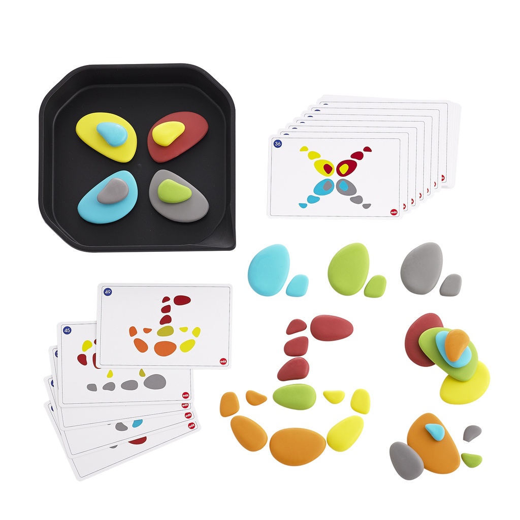 FunPlay Rainbow Pebbles Activity Set